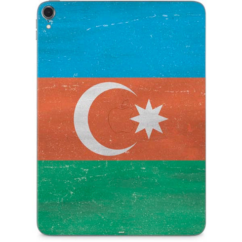 Azerbaijan Flag Distressed Apple iPad Pro Skin